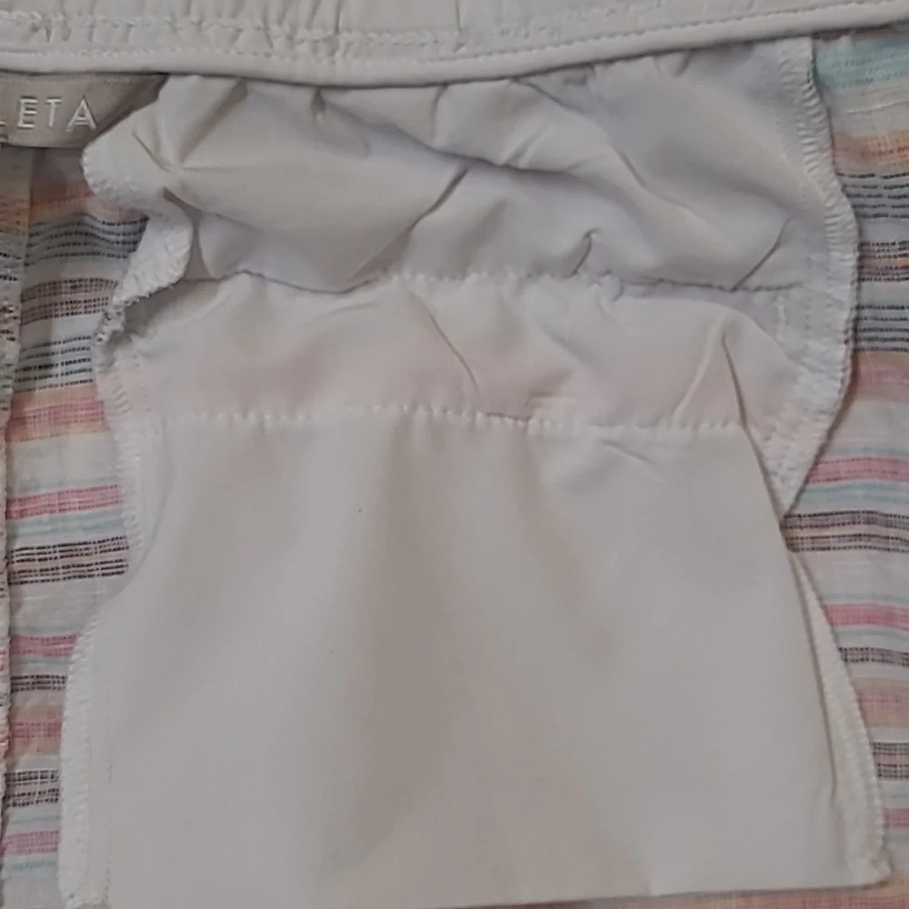 Athleta Multicolor Striped Athletic Shorts‎